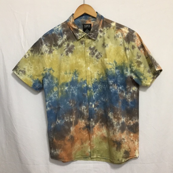 Super Massive NYC Other - Super Massive Shop Tie Dye Button Down Shirt